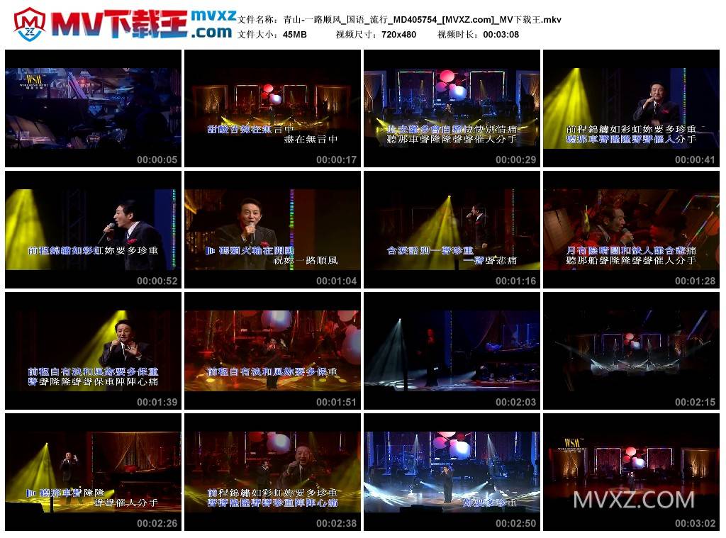 青山-一路顺风_国语_流行_MD405754